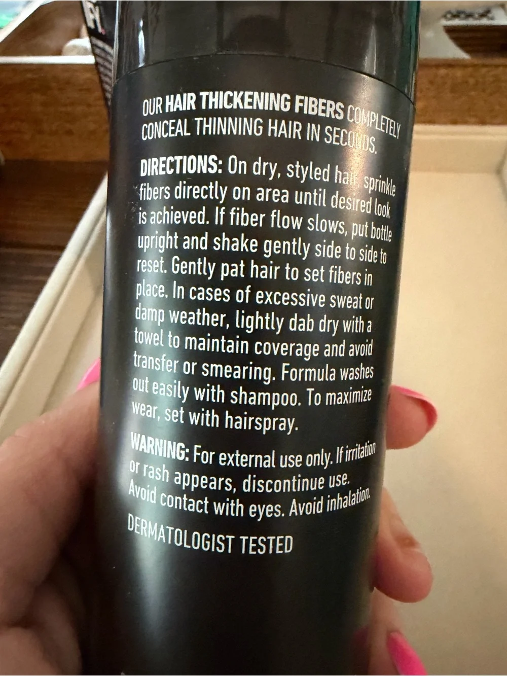 BOLDIFY Hair Thickening fibers in light brown for Thinning Hair 28 g